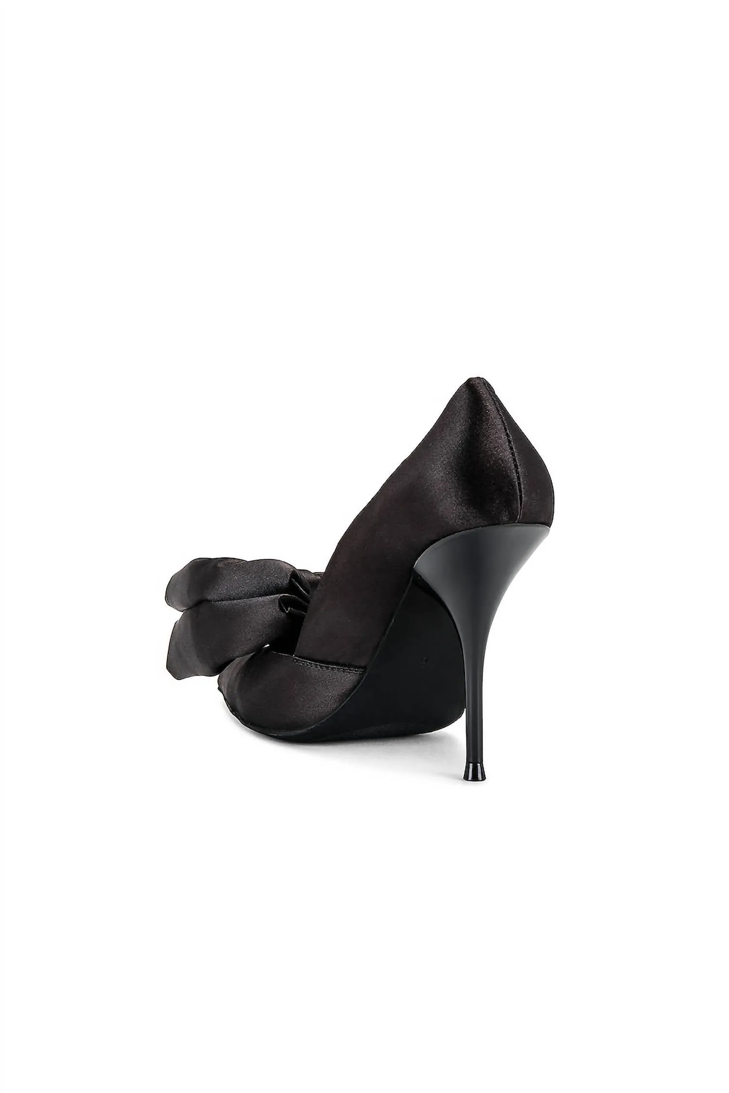 Convince Bow Pointed Pump In Black