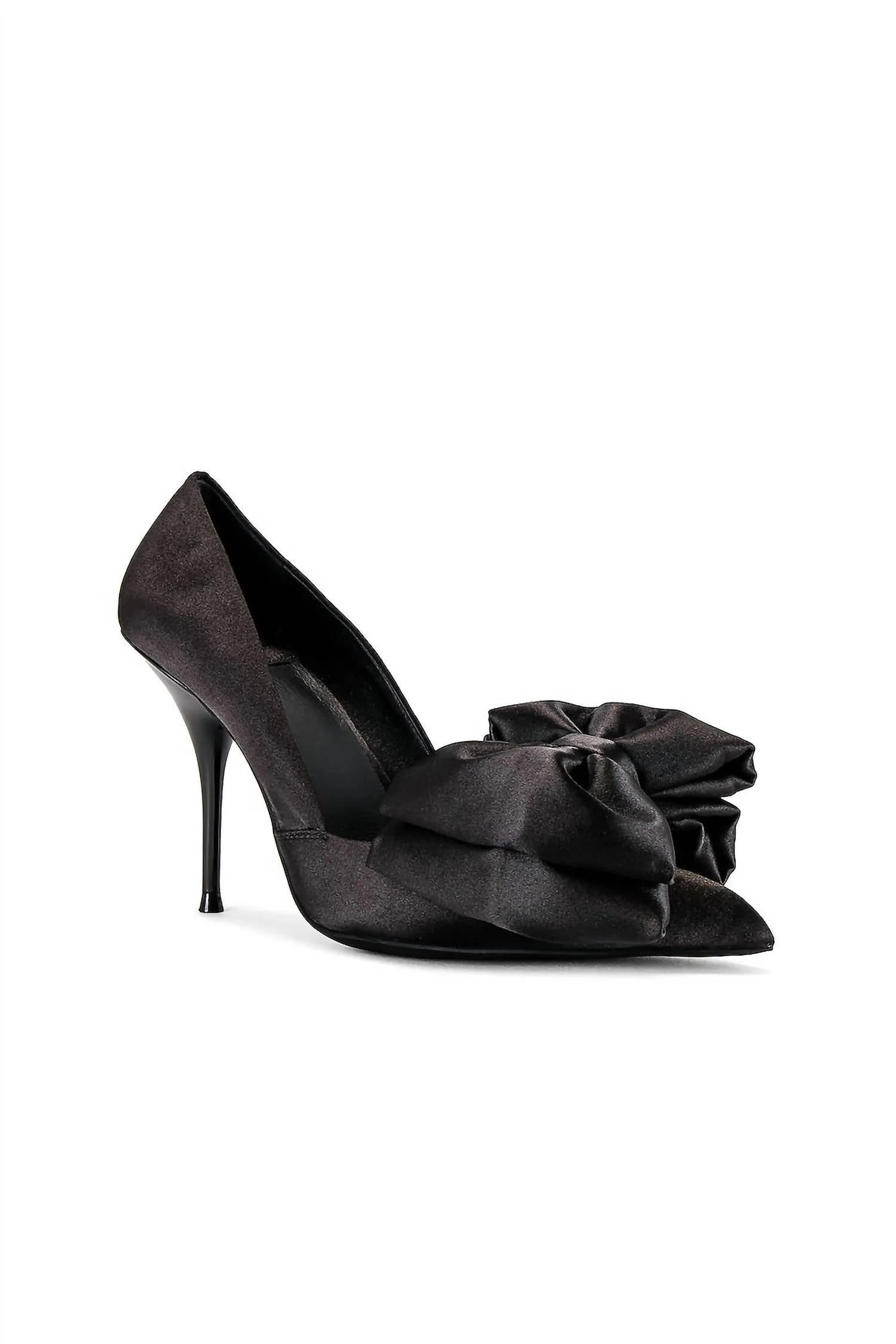 Convince Bow Pointed Pump In Black