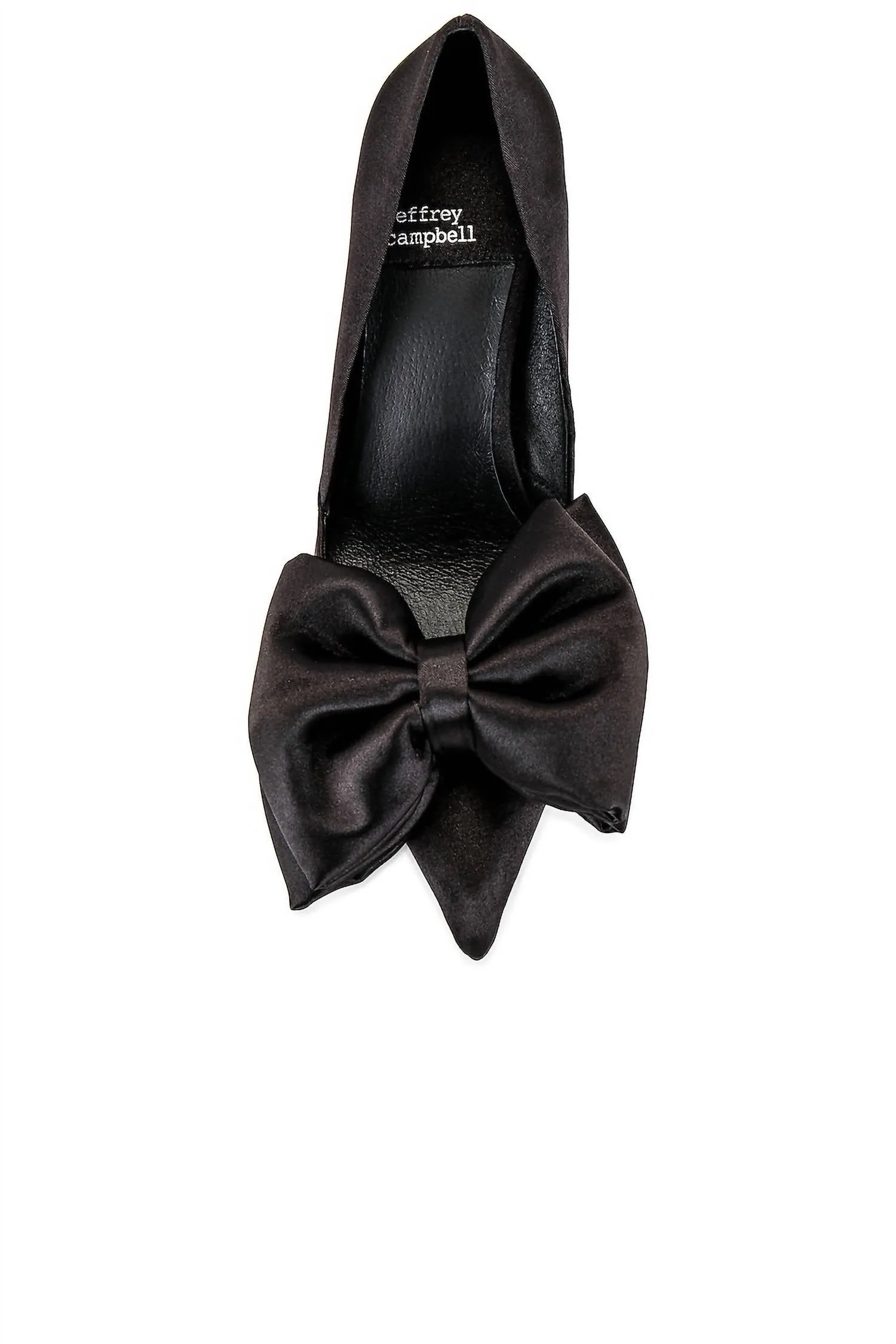Convince Bow Pointed Pump In Black