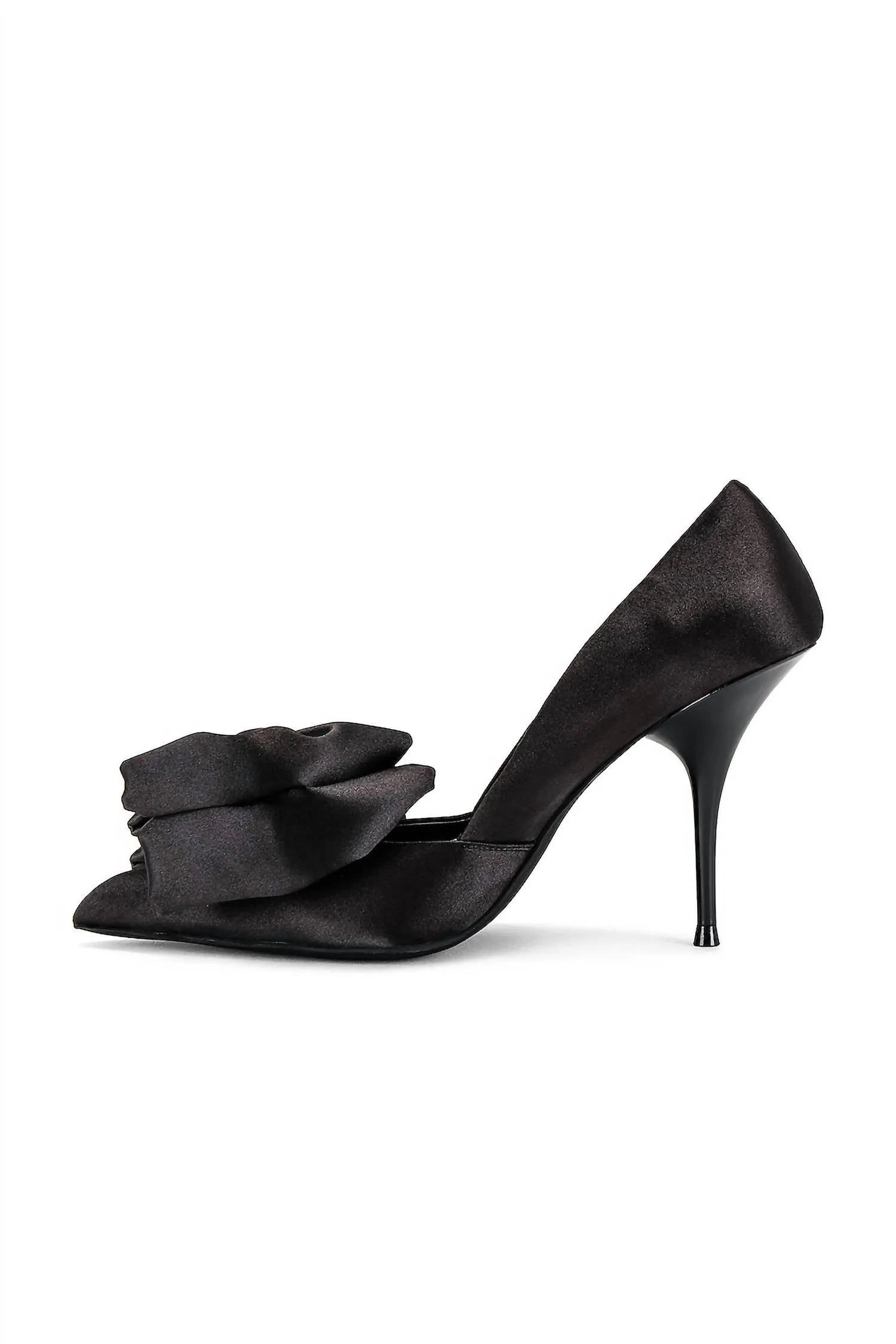 Convince Bow Pointed Pump In Black