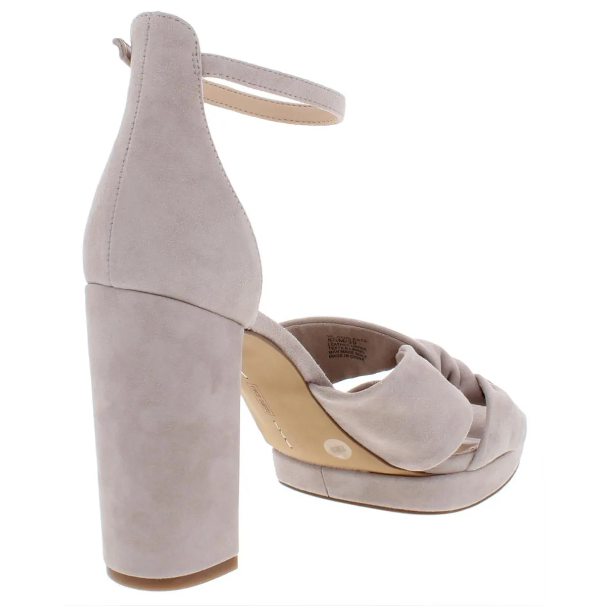 Corlesta Womens Suede Block Heel D'Orsay Heels