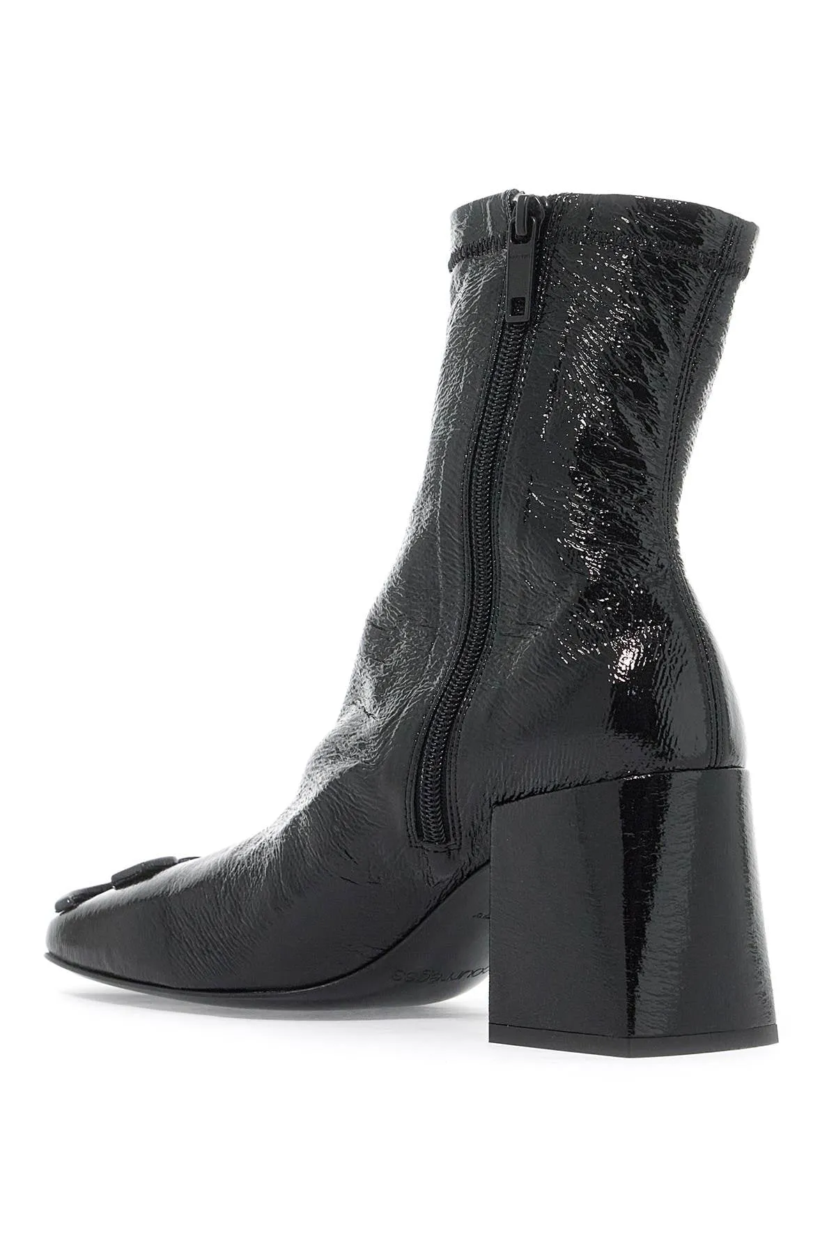 Courreges Women's Stretch Vinyl Ankle Boots