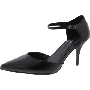 Crimza Womens Leather Dressy Ankle Strap