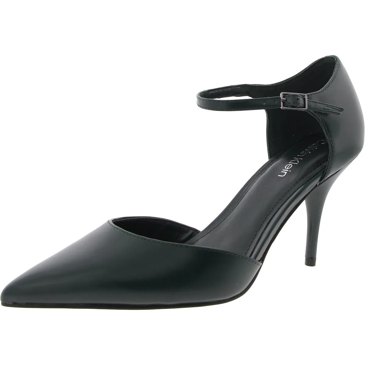 Crimza Womens Leather Dressy Ankle Strap