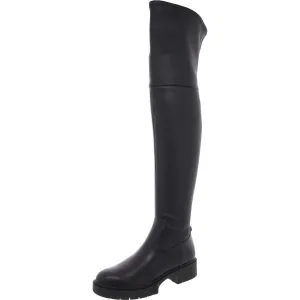 CW988 Womens Leather Over-The-Knee Boots