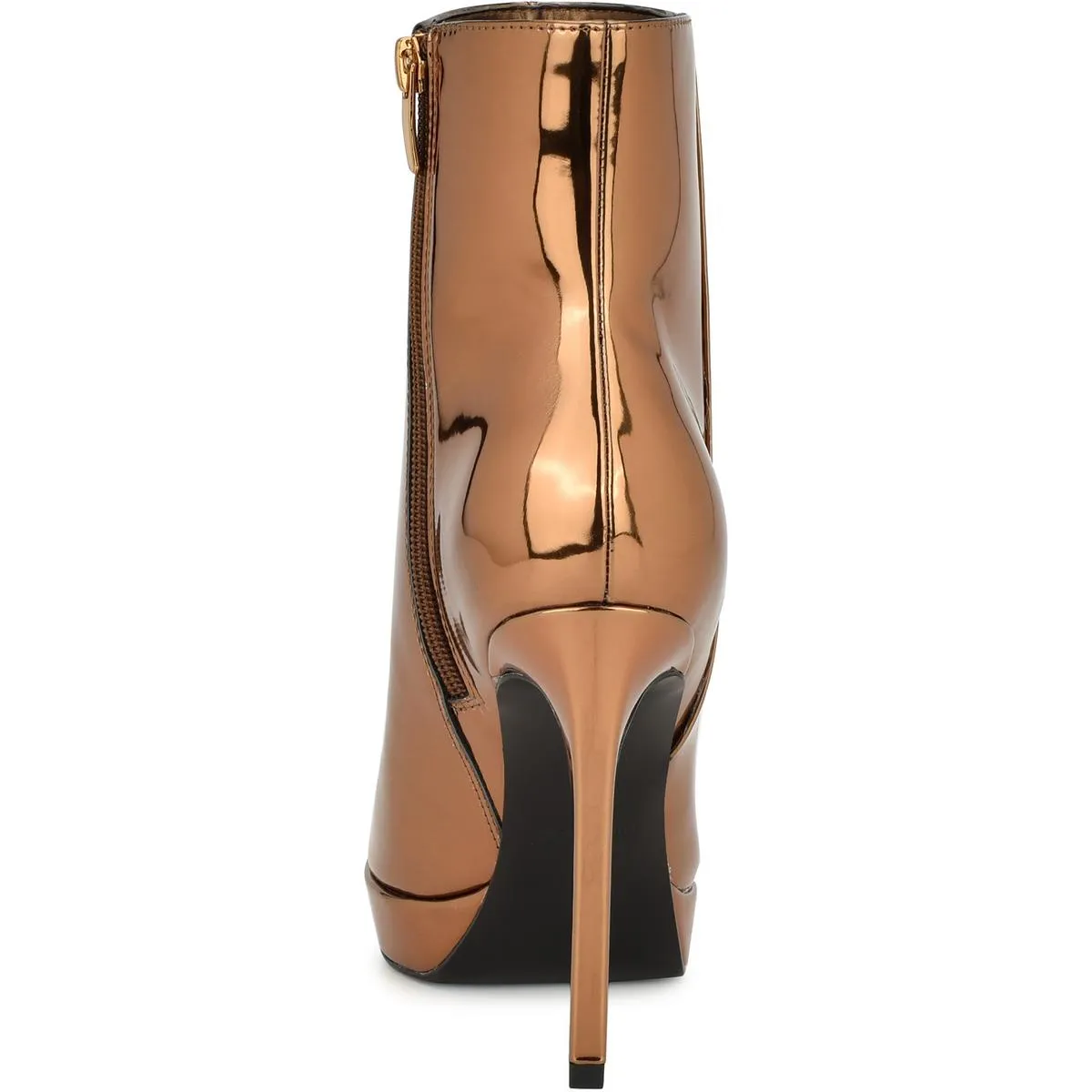 Danise 8 Womens Faux Leather Dressy Ankle Boots