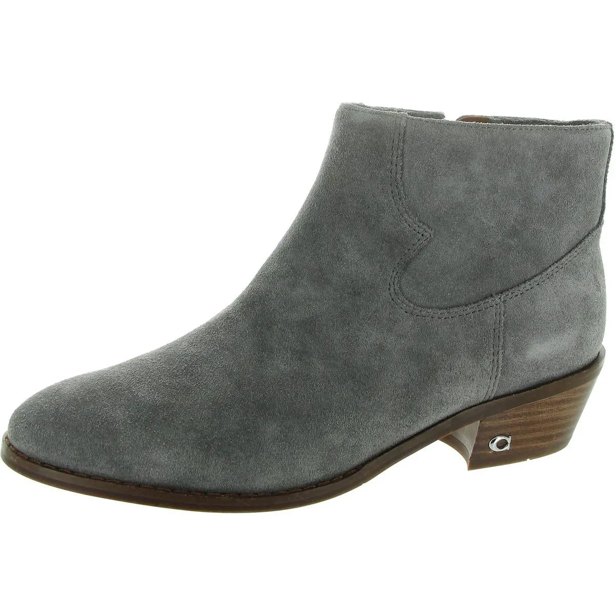 Dannie COH Womens Zipper Suede Booties
