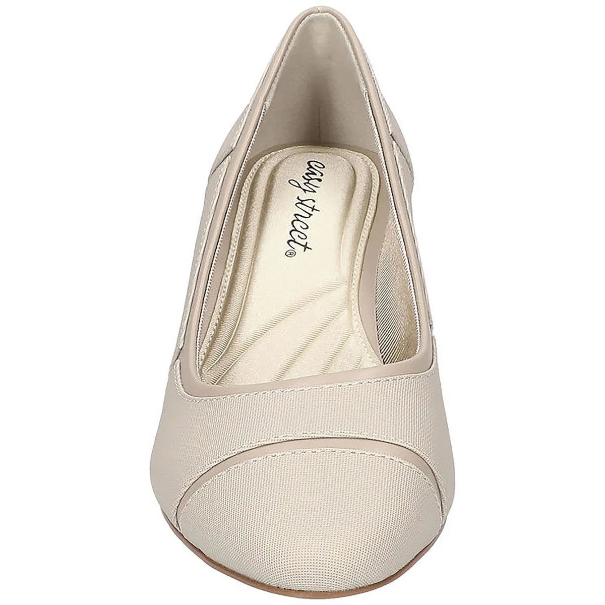 DATIA Womens Cushioned Footbed Canvas Pumps