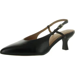 DEBBIE SLINGBACK Womens Leather Pointed toe Slingback Heels