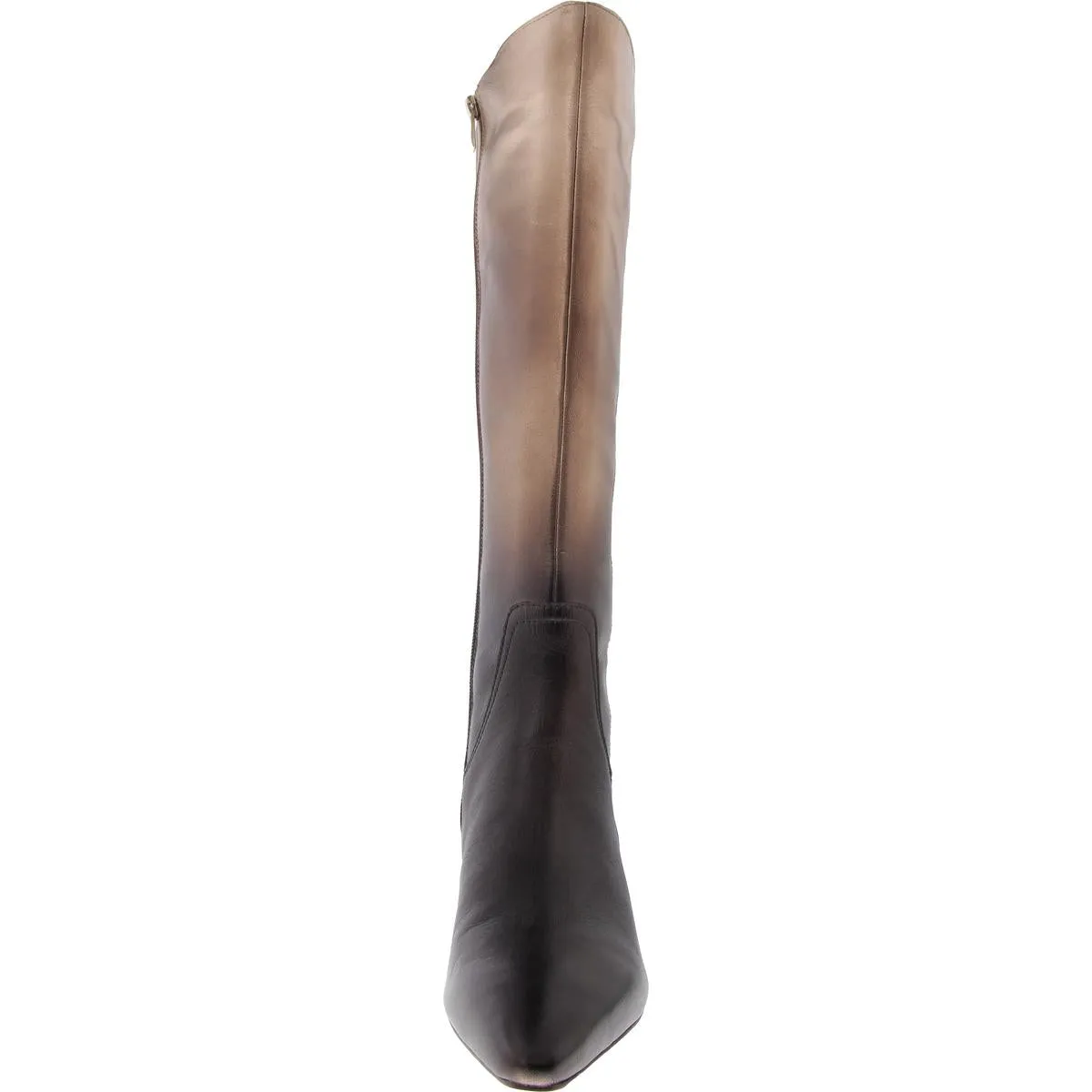 Deesha Ombre Womens Metallic Leather Knee-High Boots