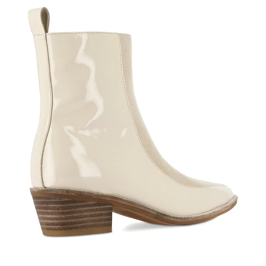 DENTAN - VANILLA VANILLA PATENT LEATHER