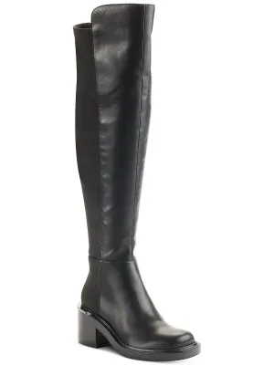 DINA OTK BOOT Womens Faux Leather Pull On Over-The-Knee Boots