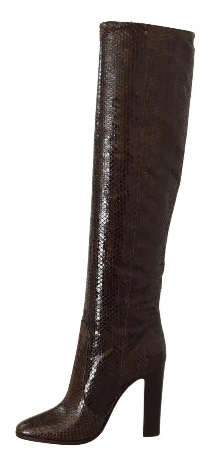 Dolce & Gabbana Exotic Leather Heels High Boots Women's Shoes (Pre-Owned)