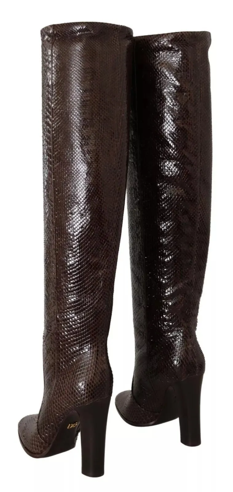 Dolce & Gabbana Exotic Leather Heels High Boots Women's Shoes (Pre-Owned)