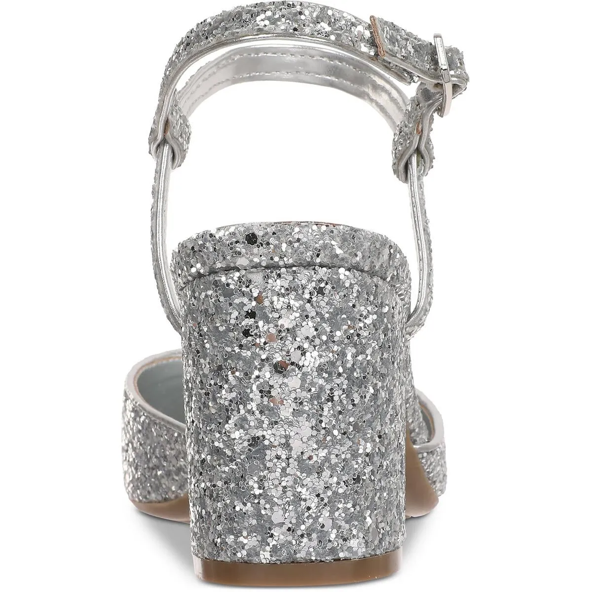 Dotti Womens Toe Cap Textured Slingback Heels