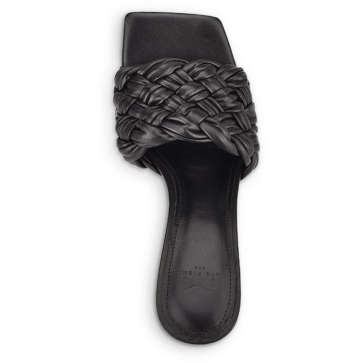 Draya Womens Leather Slip On Heels