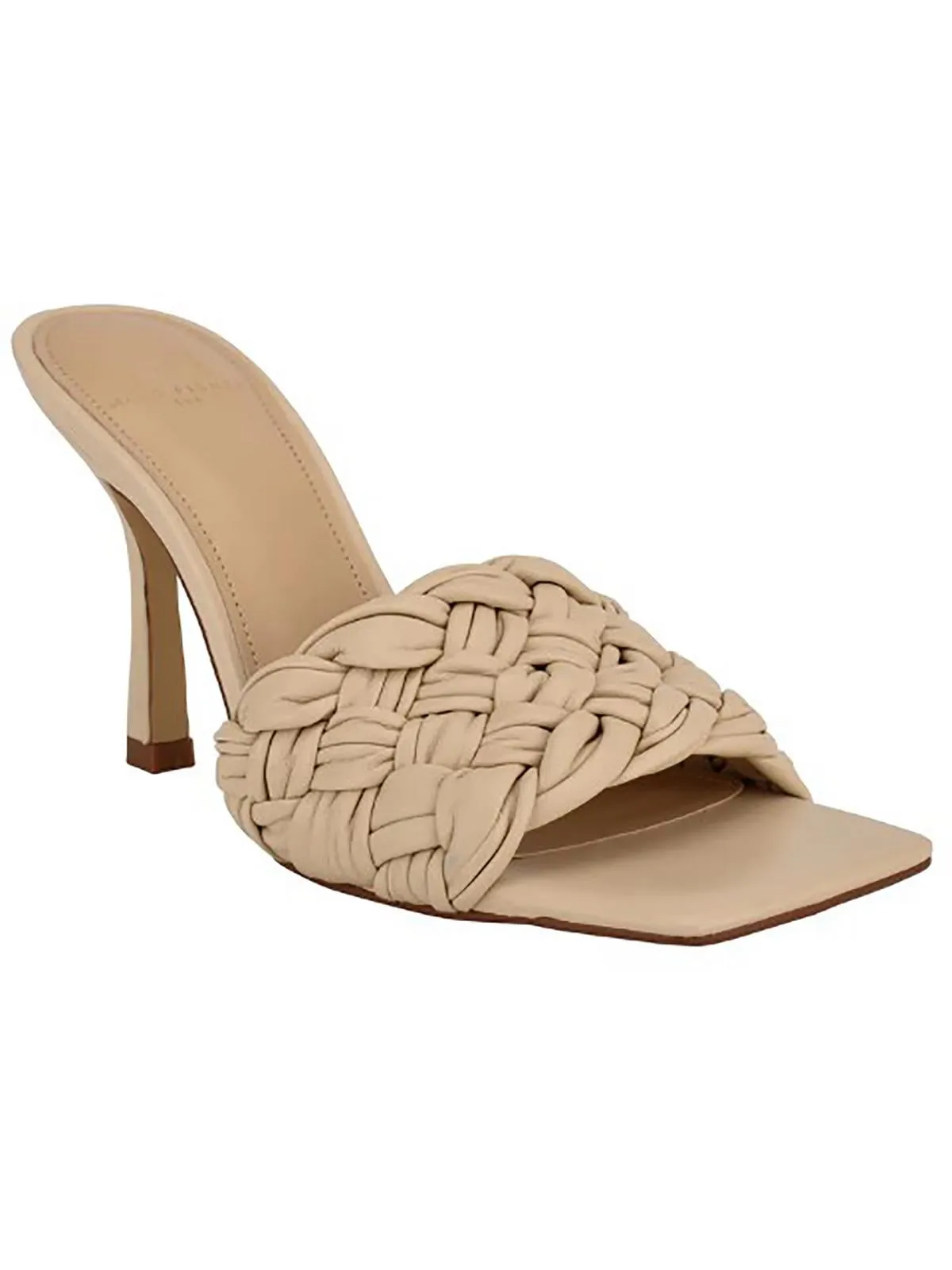 Draya Womens Leather Slip On Heels