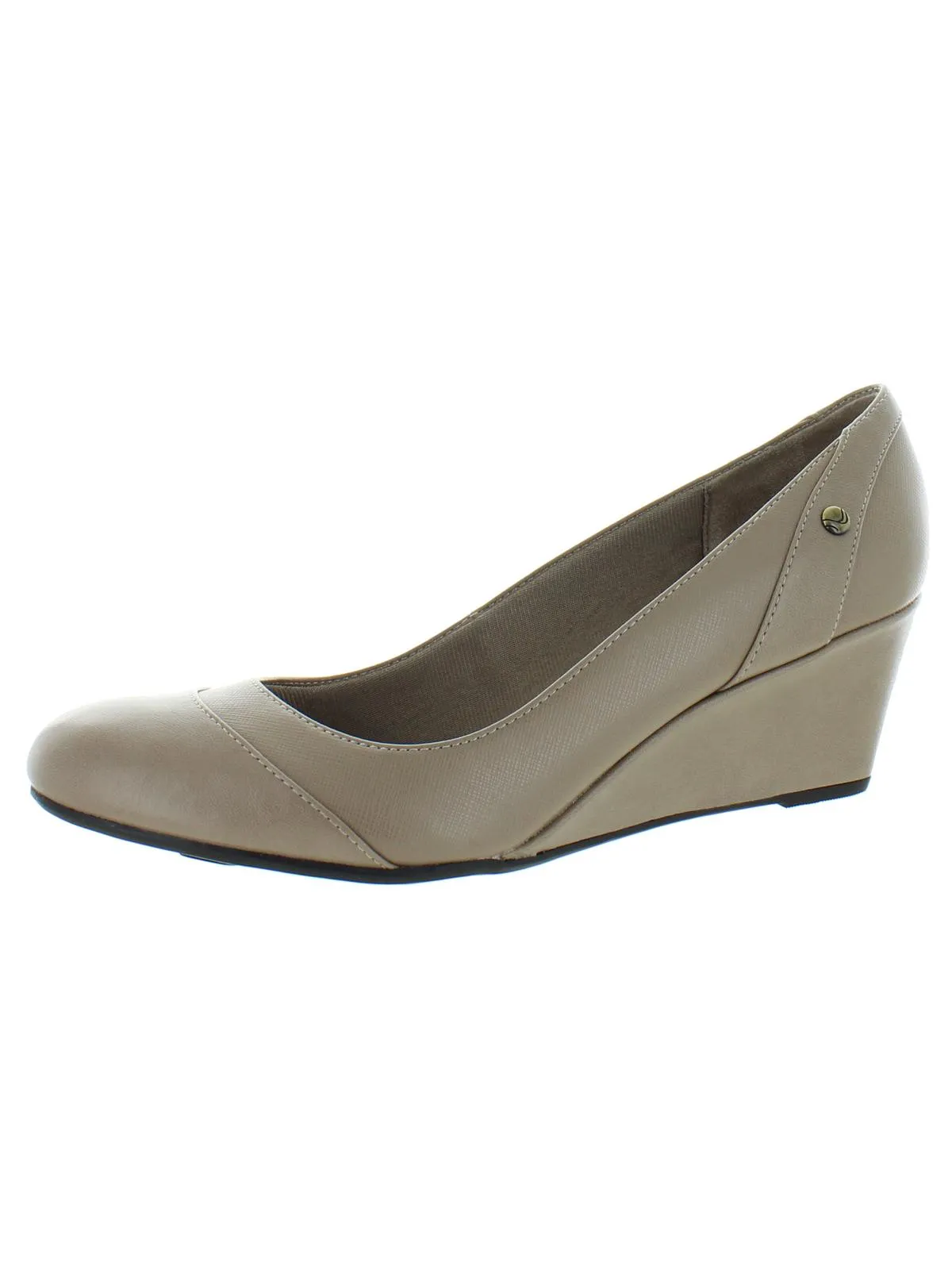 Dreams Womens Faux Leather Round Toe Heels