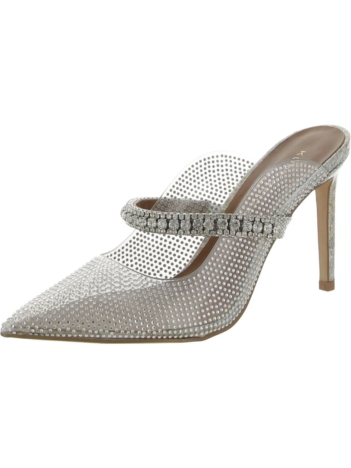 Duke Womens Leather Pointed Toe Mules