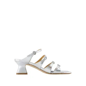 Eanna Pumps - Leather - Silver