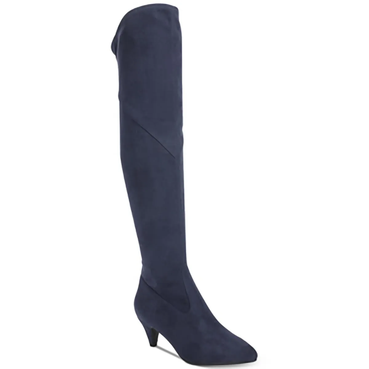 Edeva Womens Stretch Embroidered Over-The-Knee Boots