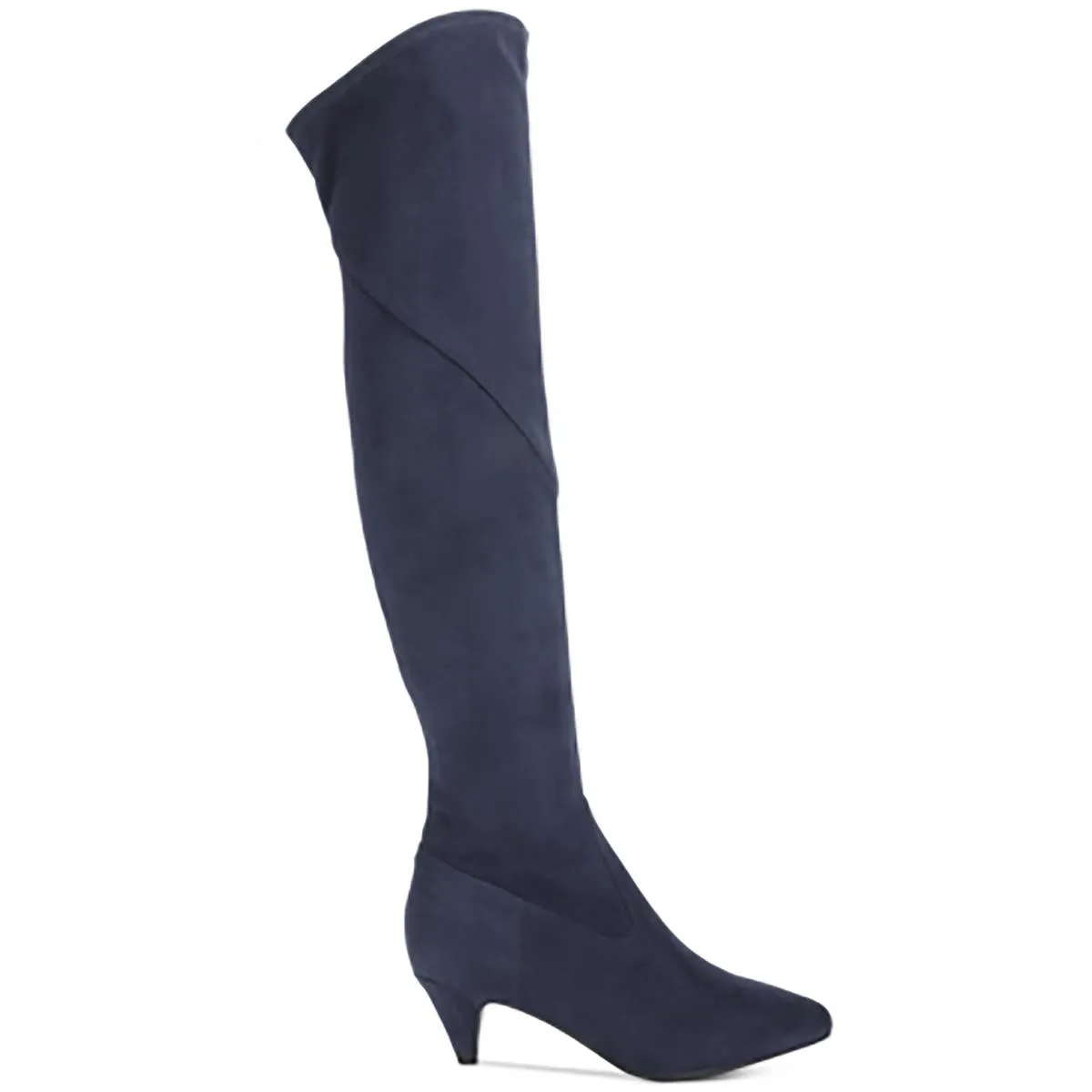 Edeva Womens Stretch Embroidered Over-The-Knee Boots