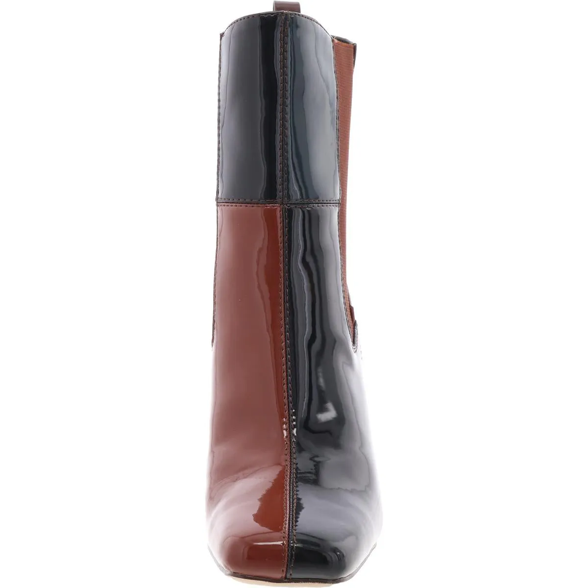 ELLE Womens Stretch Leather Mid-Calf Boots