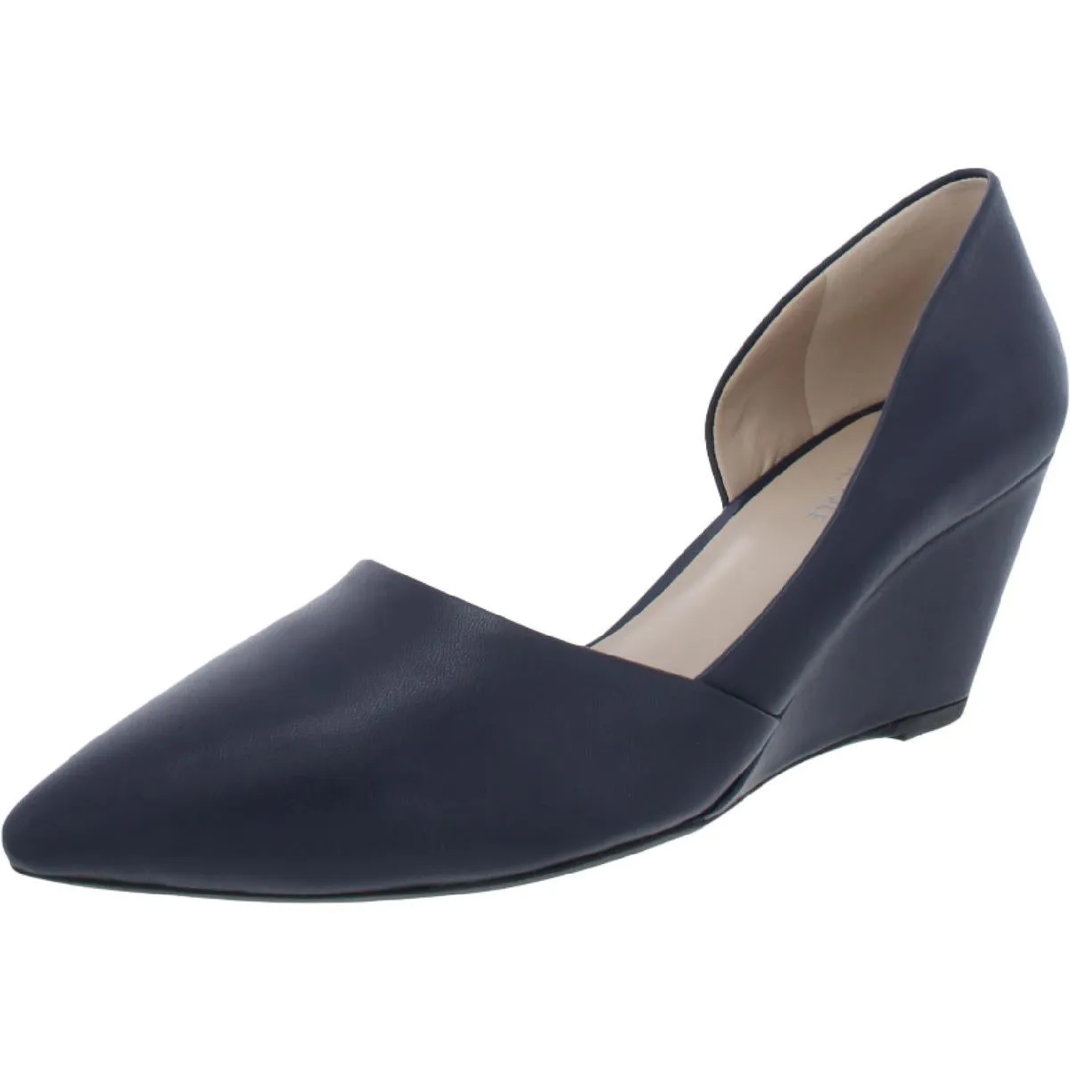 Ellis Womens Leather Slip On D'Orsay