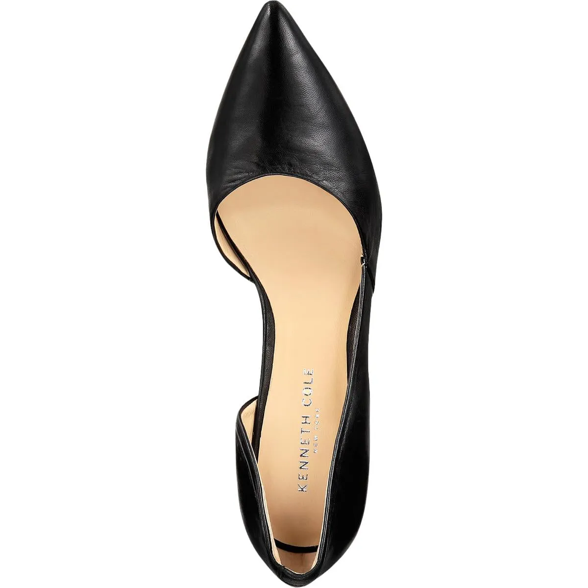 Ellis Womens Leather Slip On D'Orsay