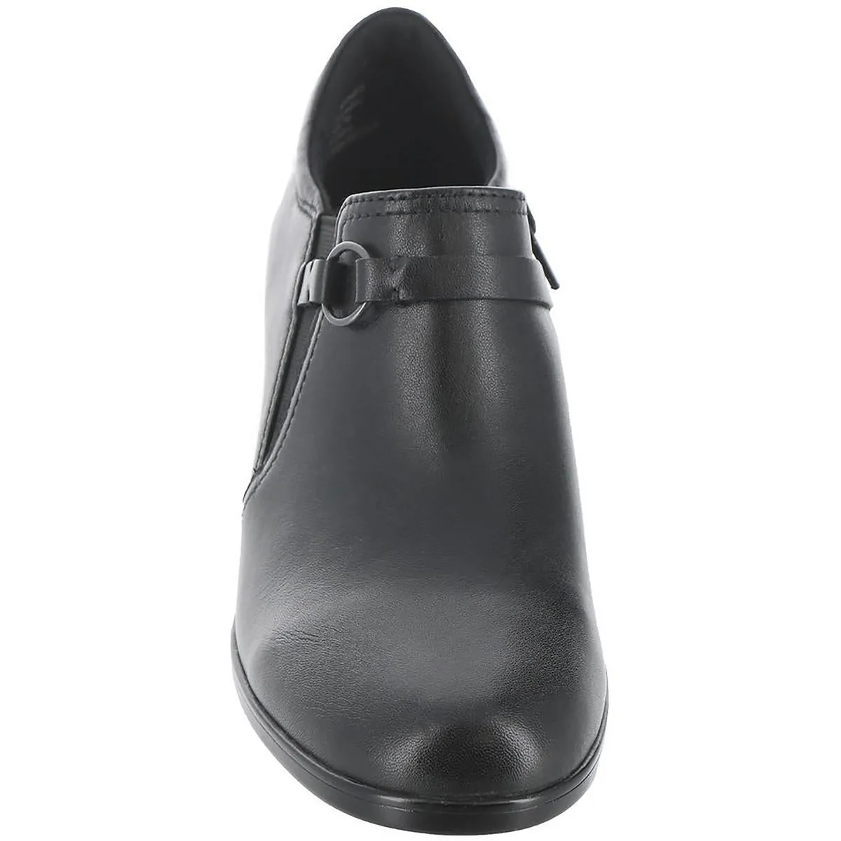 Emily2 Erin Womens Leather Round Toe Block Heels