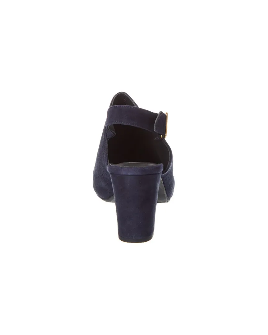 Eric Michael Blanche Suede Slingback Pump
