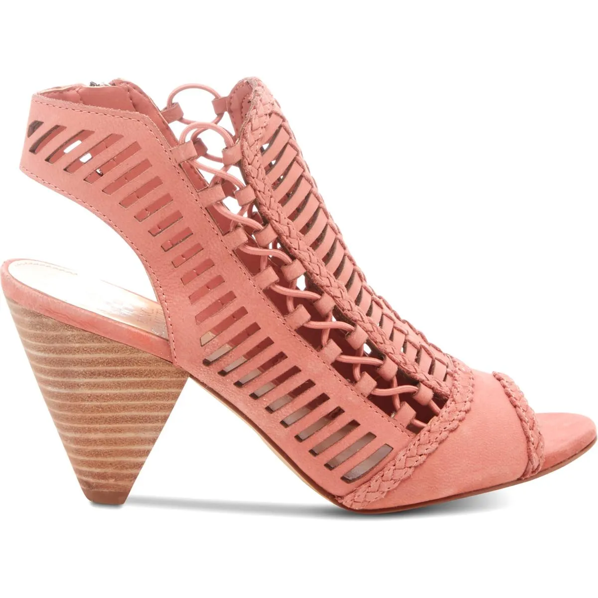 Eshantel Womens Nubuck Open Toe Booties