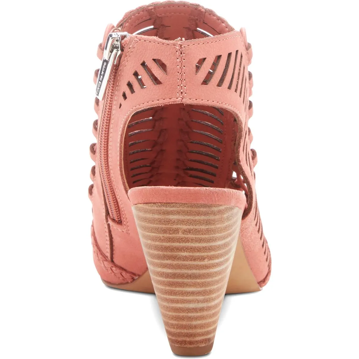 Eshantel Womens Nubuck Open Toe Booties