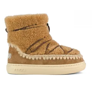 Eskimo Sneaker Bold Scoubidoo Lace Up Boot In Cognac