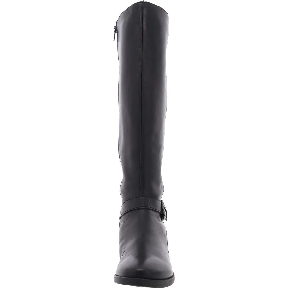 Esnadette Womens Wide Calf Leather Knee-High Boots