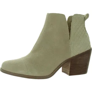 EVERLY Womens Comfort Insole Leather Ankle Boots