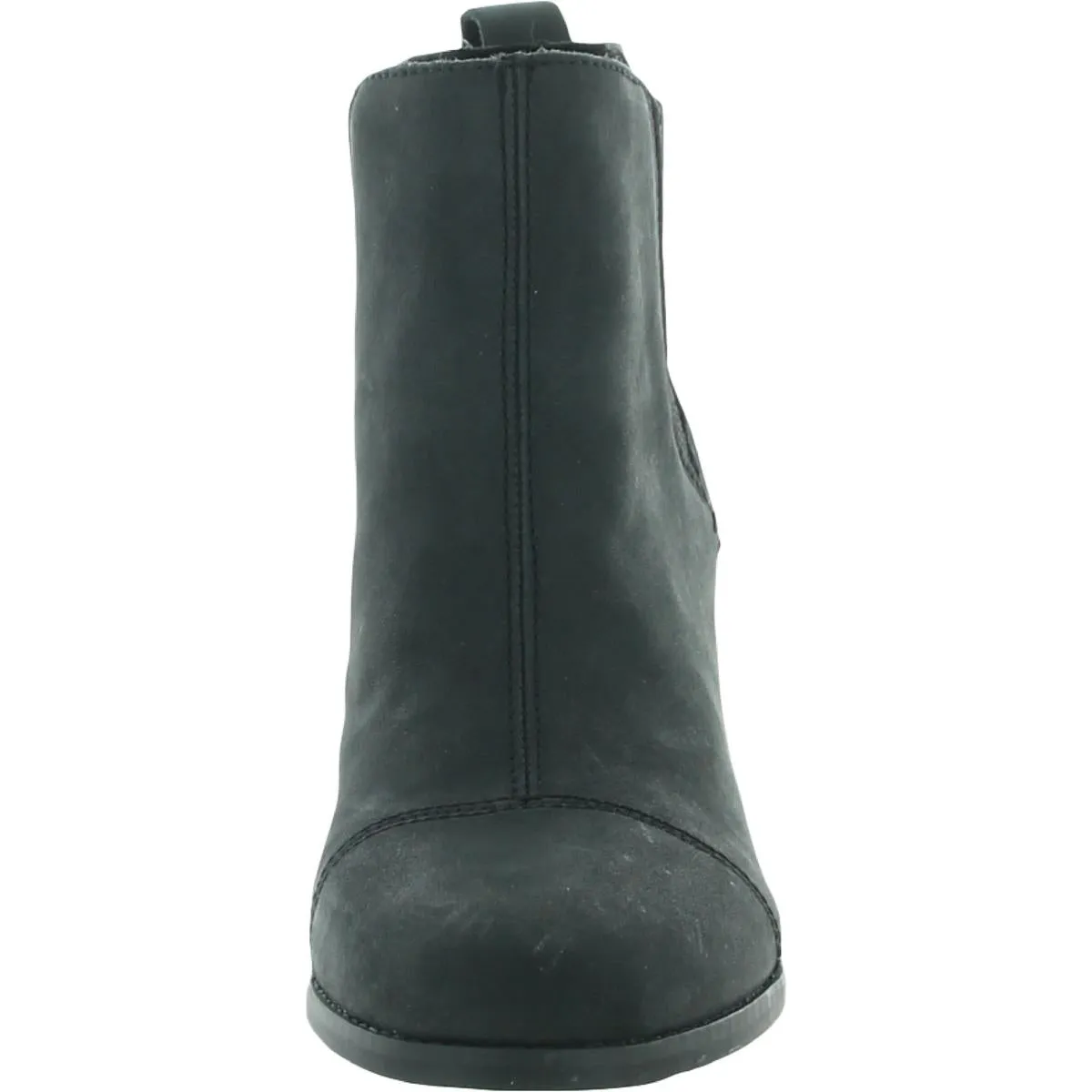 Everly Womens Nubuck Pull On Ankle Boots
