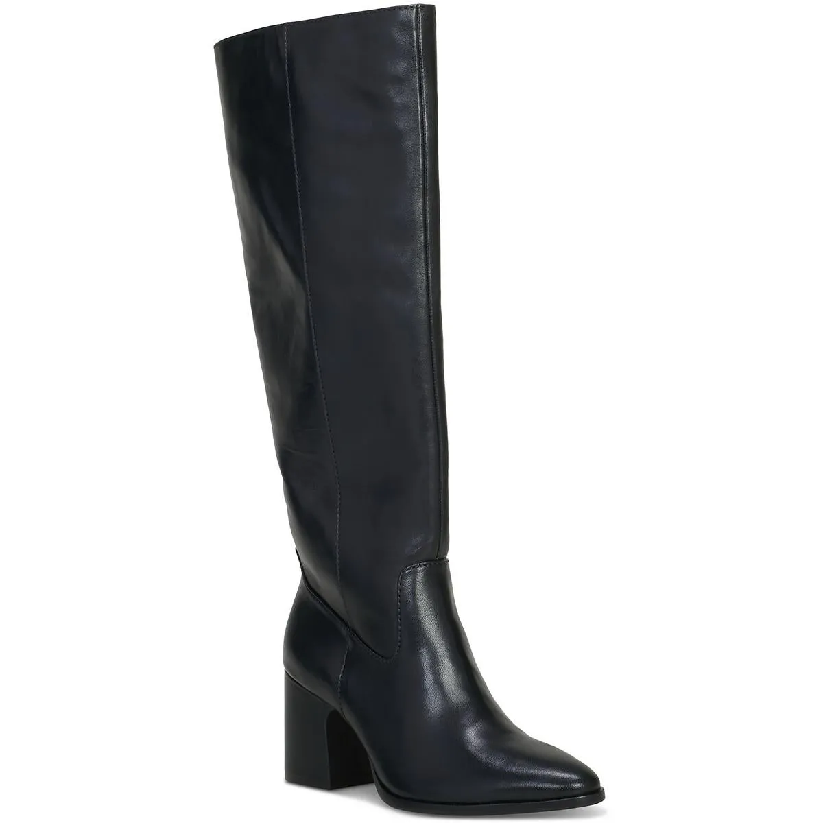 Evronna Womens Leather Tall Knee-High Boots