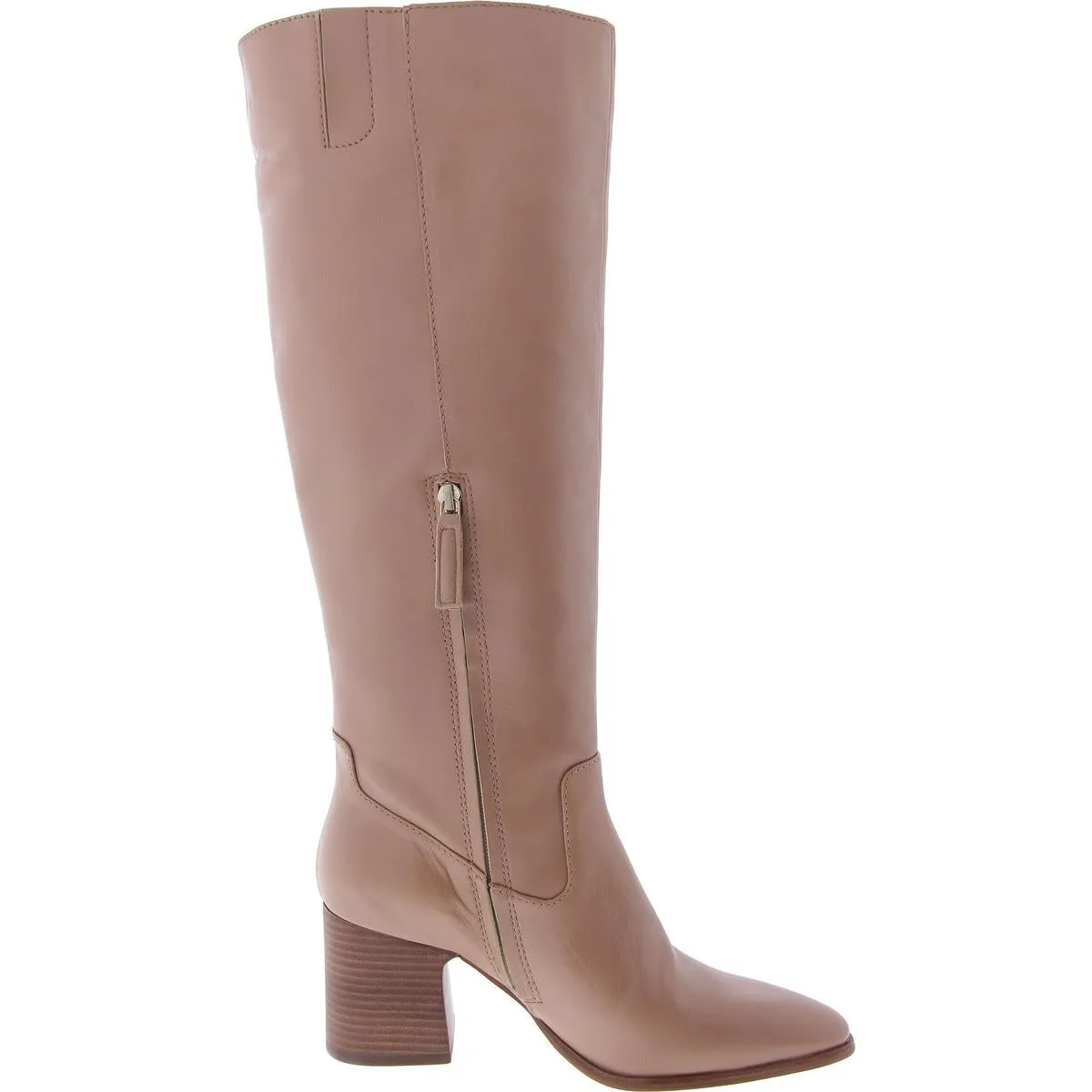 Evronna Womens Leather Tall Knee-High Boots