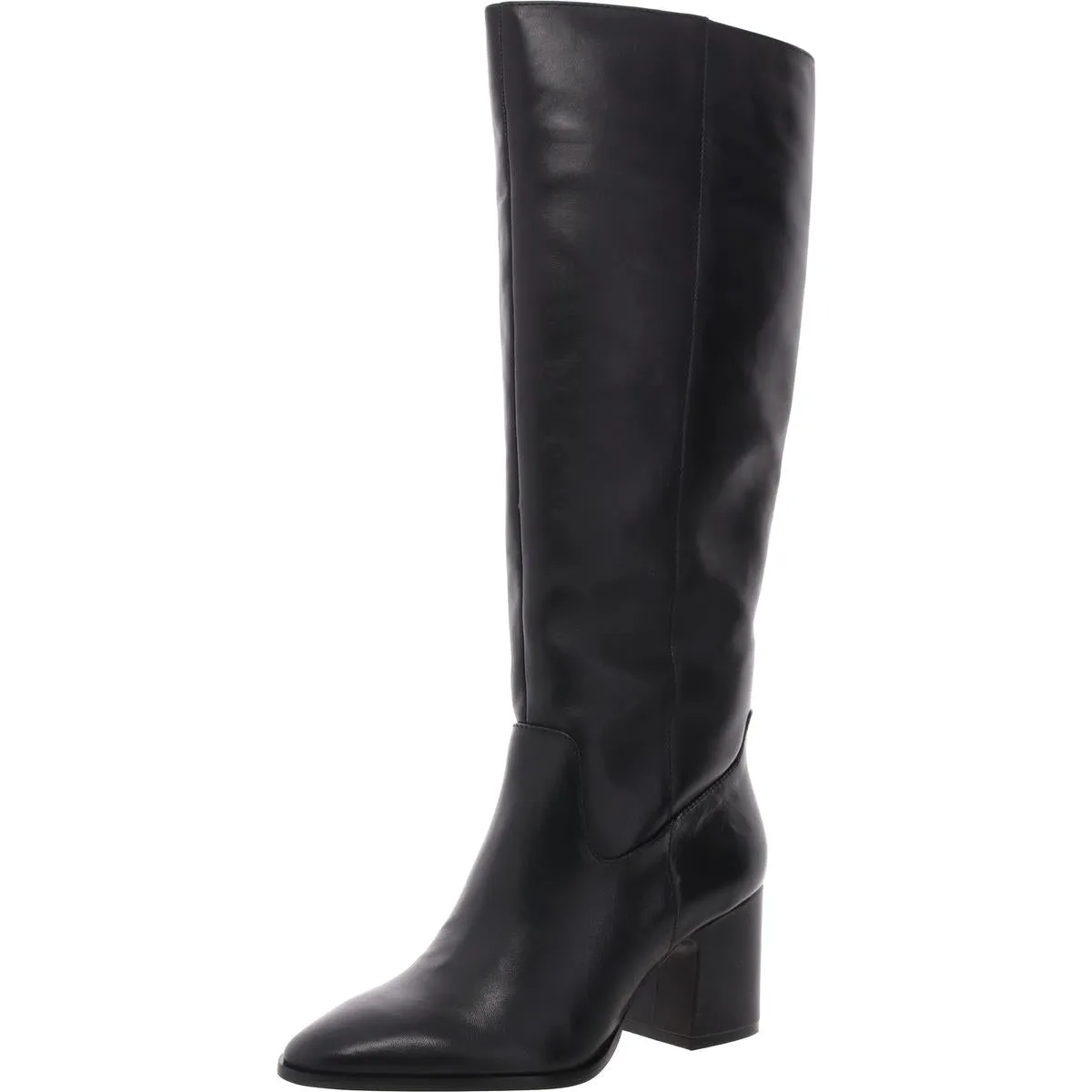 Evronna Womens Leather Tall Knee-High Boots