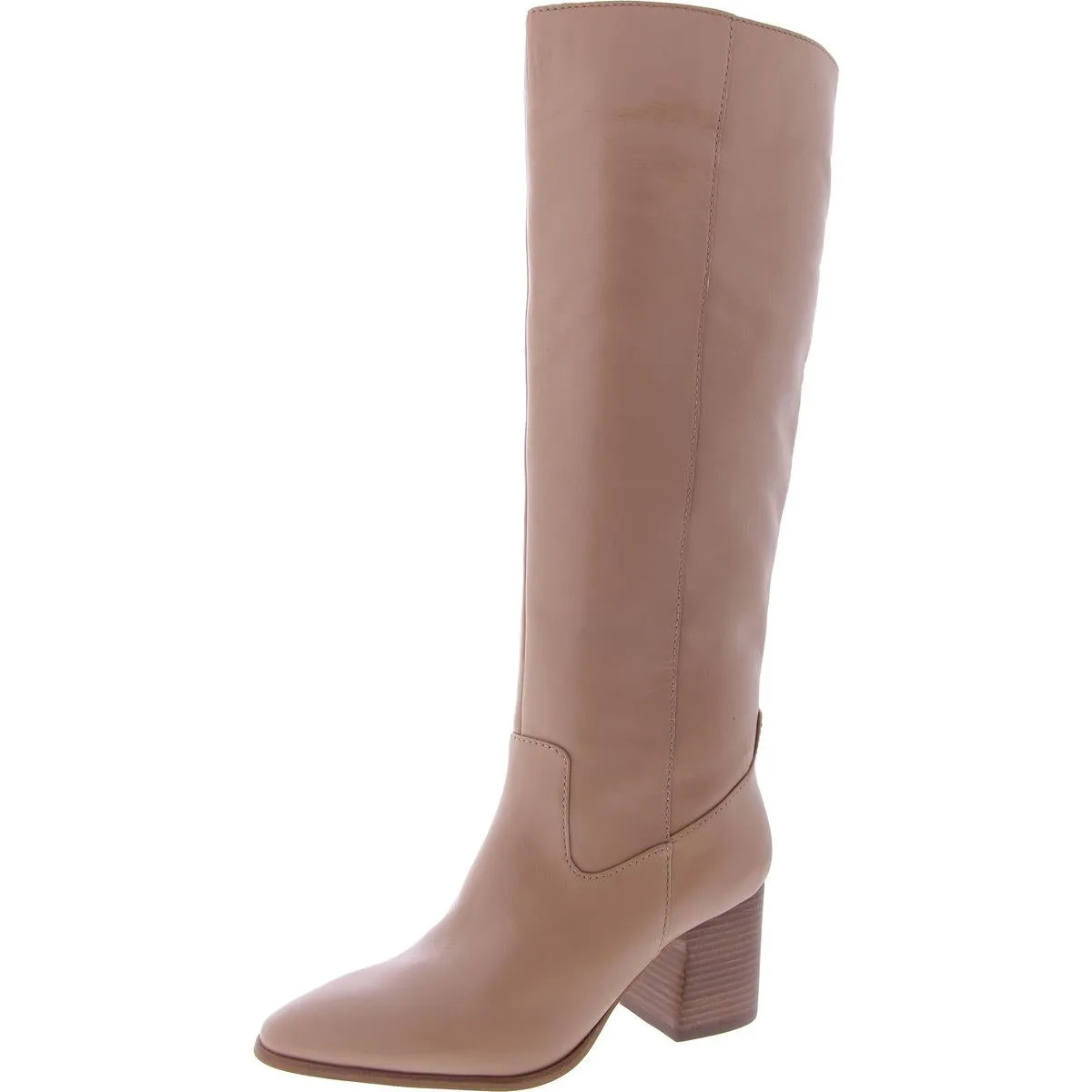 Evronna Womens Leather Tall Knee-High Boots