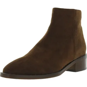 Faelynn Suede/Studs Womens Zipper Booties
