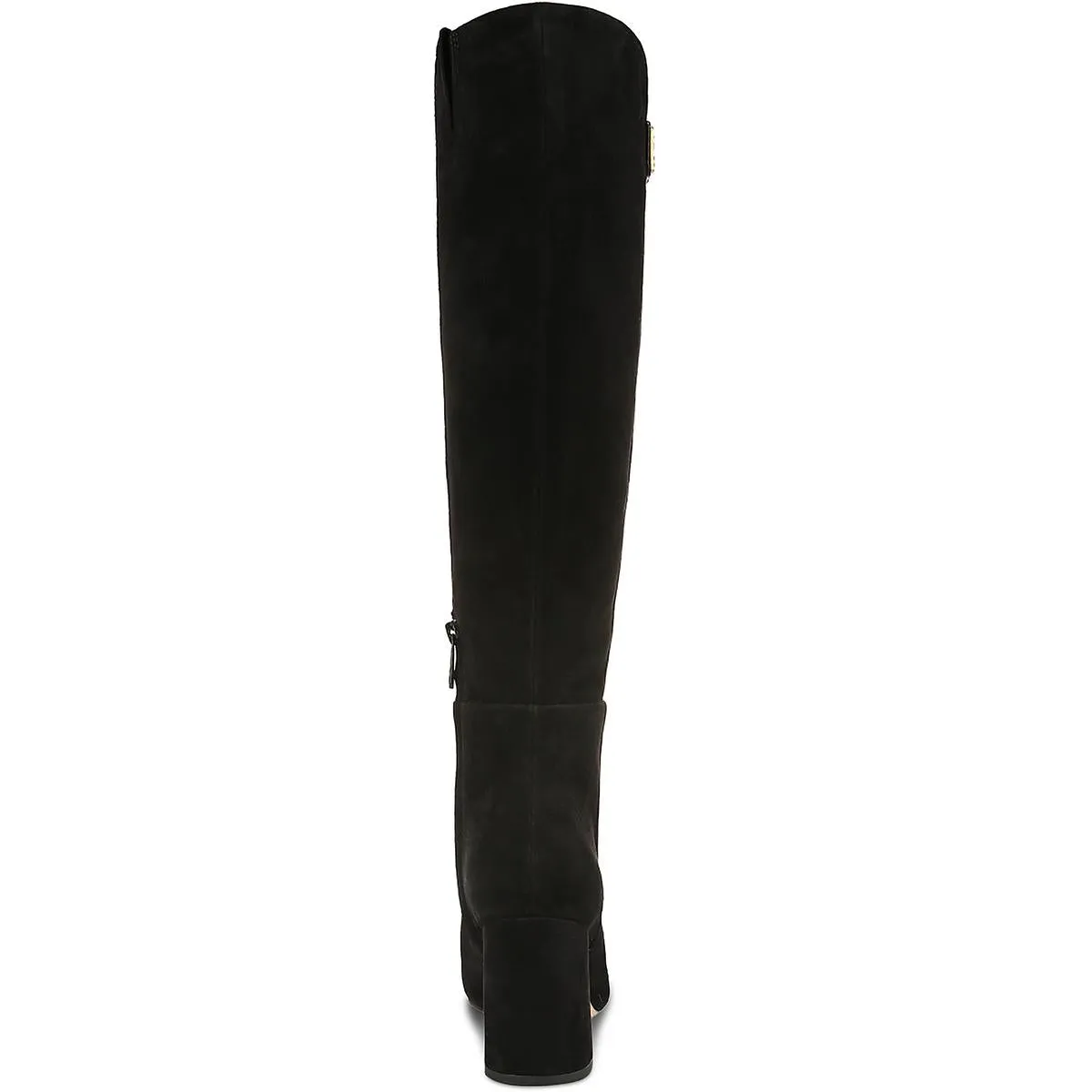 Faren Womens Leather Square Toe Knee-High Boots