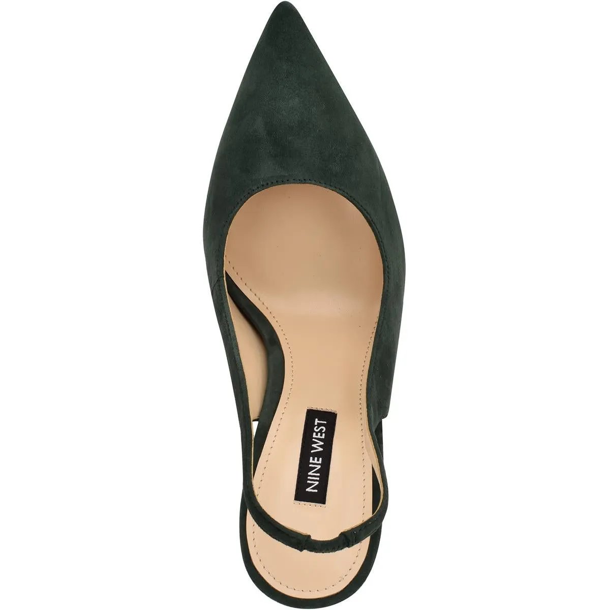Feather Womens Suede Pointed Toe Pumps