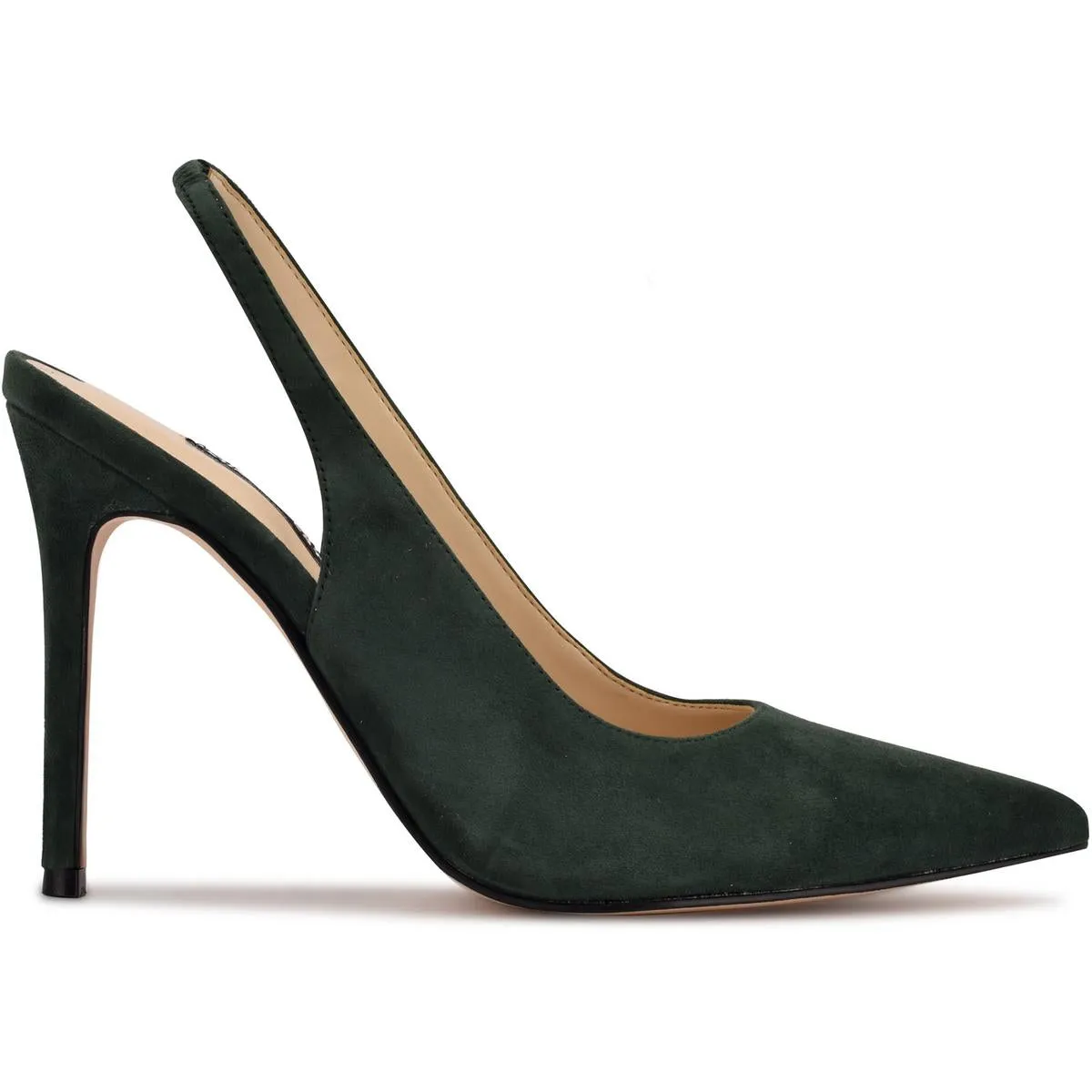 Feather Womens Suede Pointed Toe Pumps