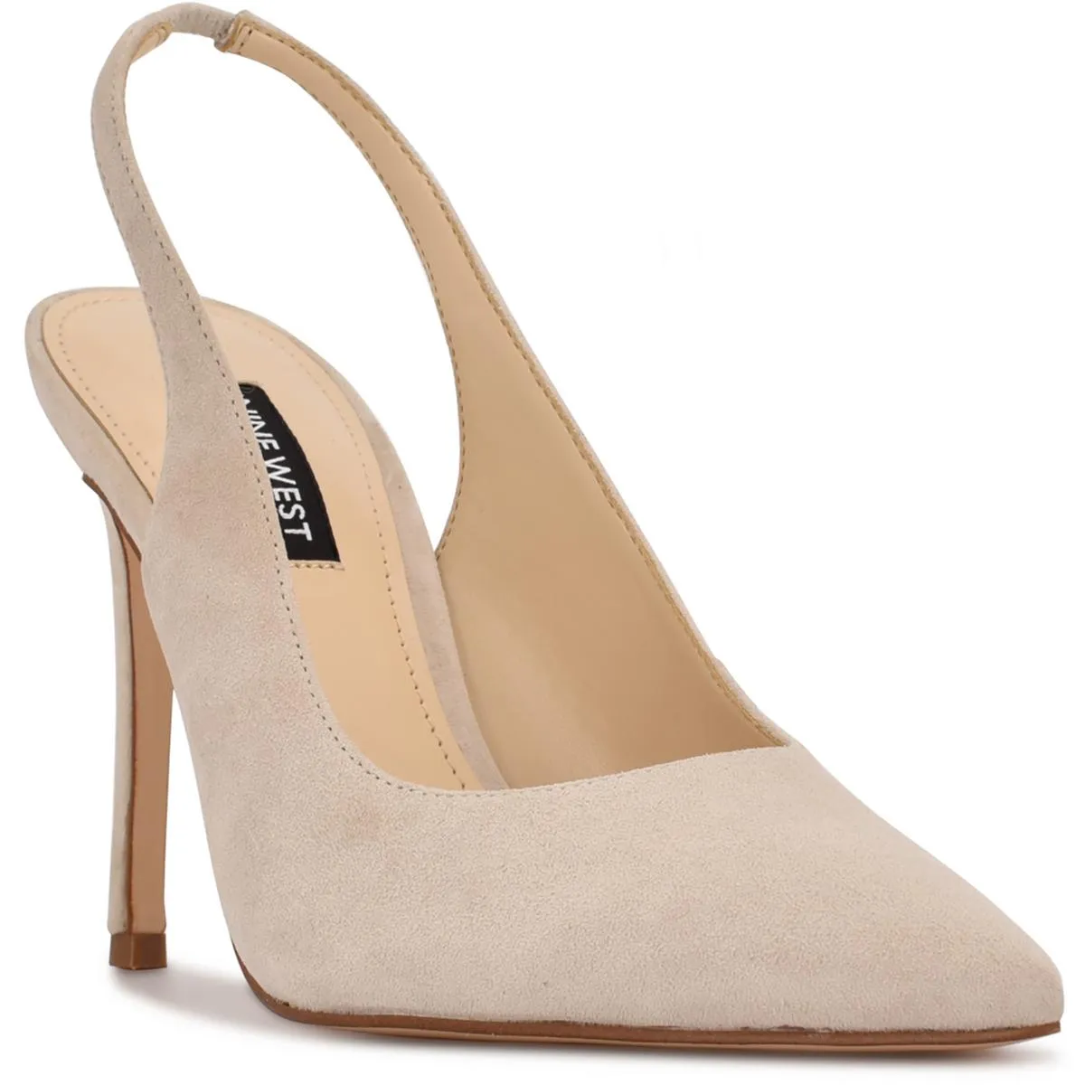 Feather Womens Suede Pointed Toe Pumps