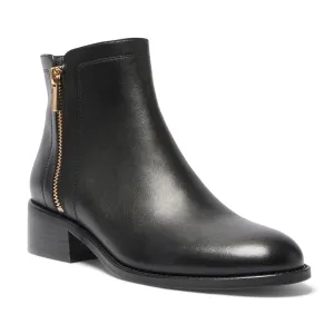 Fenton Boot in Black Leather