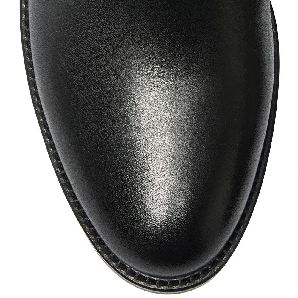 Fenton Boot in Black Leather