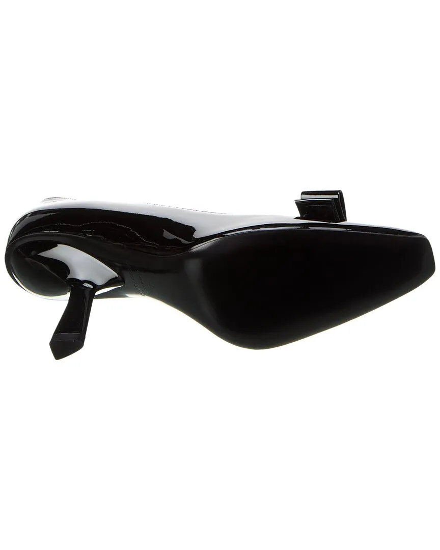 Ferragamo Anz Bow Patent Pump