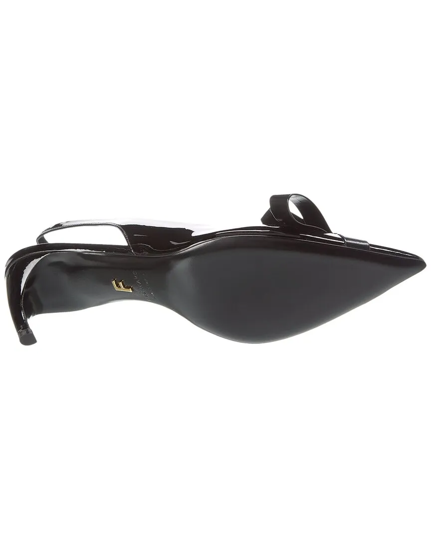 Ferragamo Brilda Leather Slingback Pump